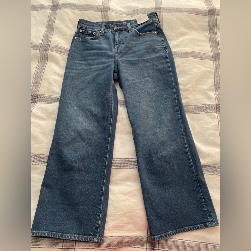 J. Crew petite slim wide jeans
